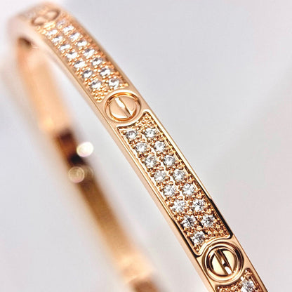 [Elite]LOVE BRACELET 3.65MM DIAMOND-PAVED