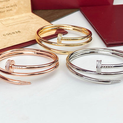 [Elite]JUSTE BRACELET 3.5MM DOUBLE ROW DIAMOND