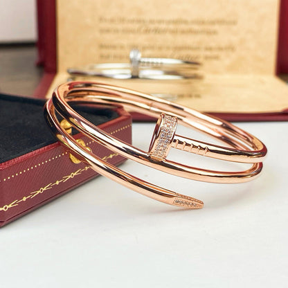 [Elite]JUSTE BRACELET 3.5MM DOUBLE ROW DIAMOND