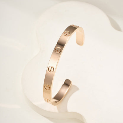 [Elite]LOVE BRACELET 6.1MM OPEN CUFF