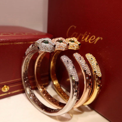 [Elite]PANTHERE BIG BRACELET DIAMONDS