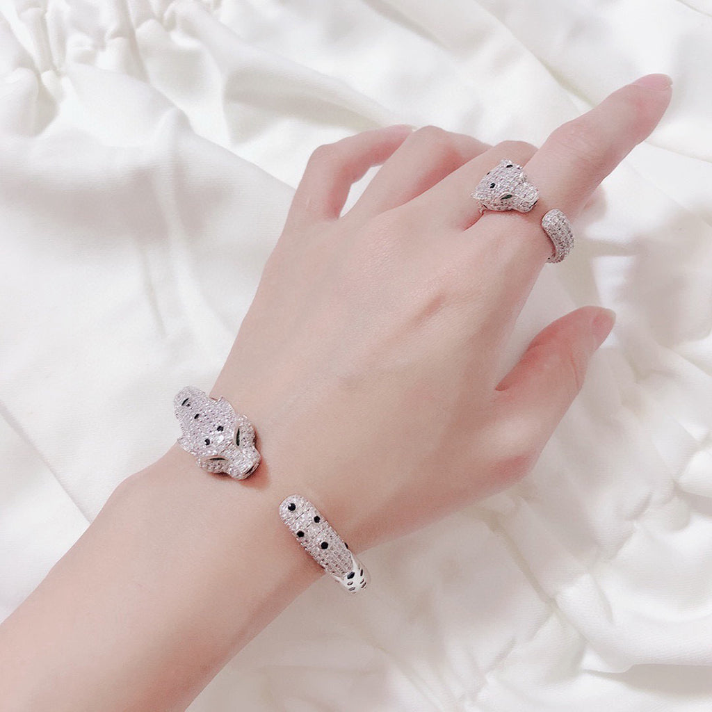 [Elite]PANTHERE BIG BRACELET DIAMONDS