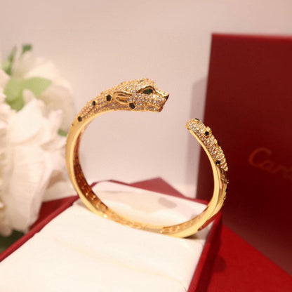 [Elite]PANTHERE BIG BRACELET DIAMONDS