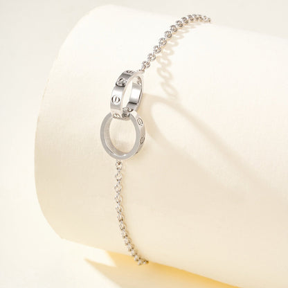 [Elite]LOVE BRACELET DOUBLE RING
