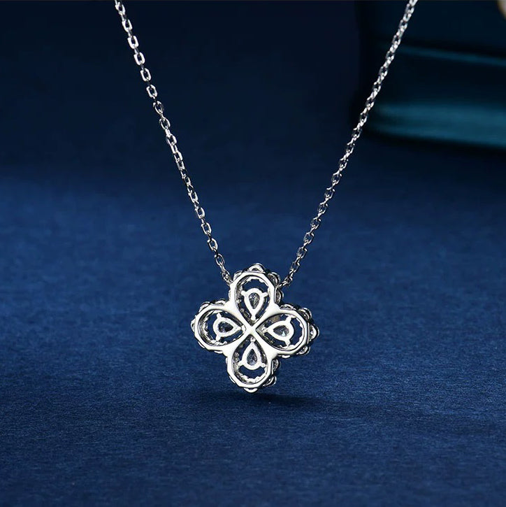 [Elite]LOOP NECKLACE FULL MOTIF DIAMOND 16MM MULTIPLE COLORS