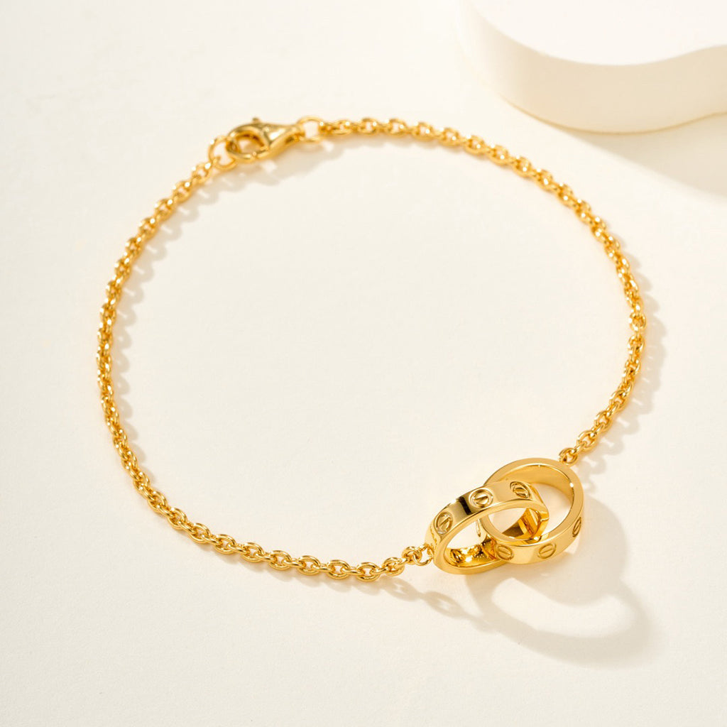 [Elite]LOVE BRACELET DOUBLE RING