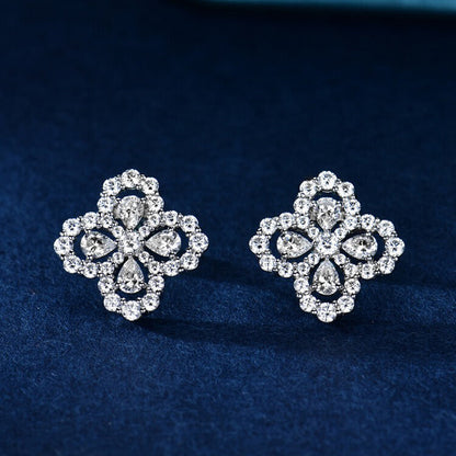 [Elite]LOOP EARRINGS FULL MOTIF DIAMOND 16MM