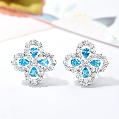 [Elite]LOOP EARRINGS FULL MOTIF DIAMOND 16MM
