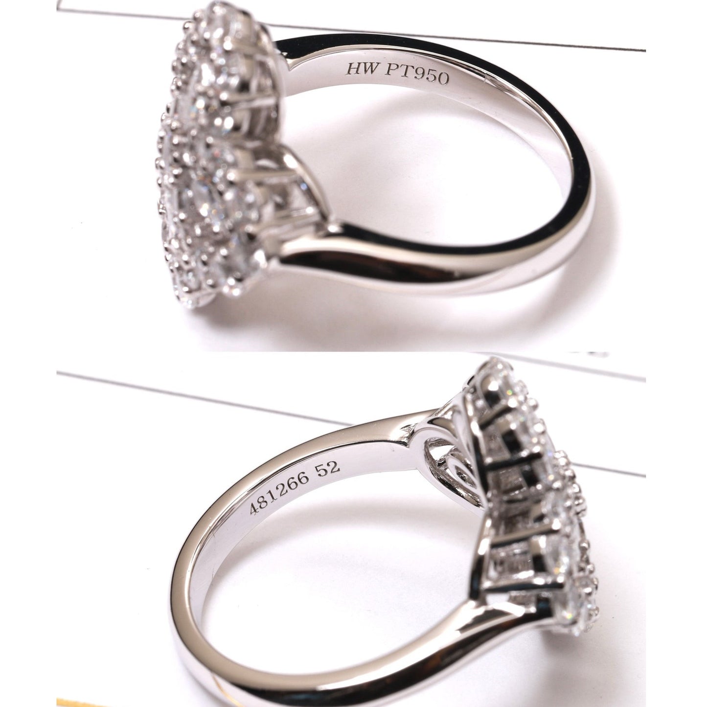 [Elite]LOOP RING FULL MOTIF DIAMOND 16MM SILVE