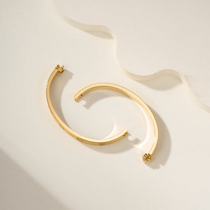 [Elite]LOVE BRACELET 6.1MM BRUSHED