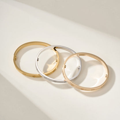 [Elite]LOVE BRACELET 6.1MM BRUSHED