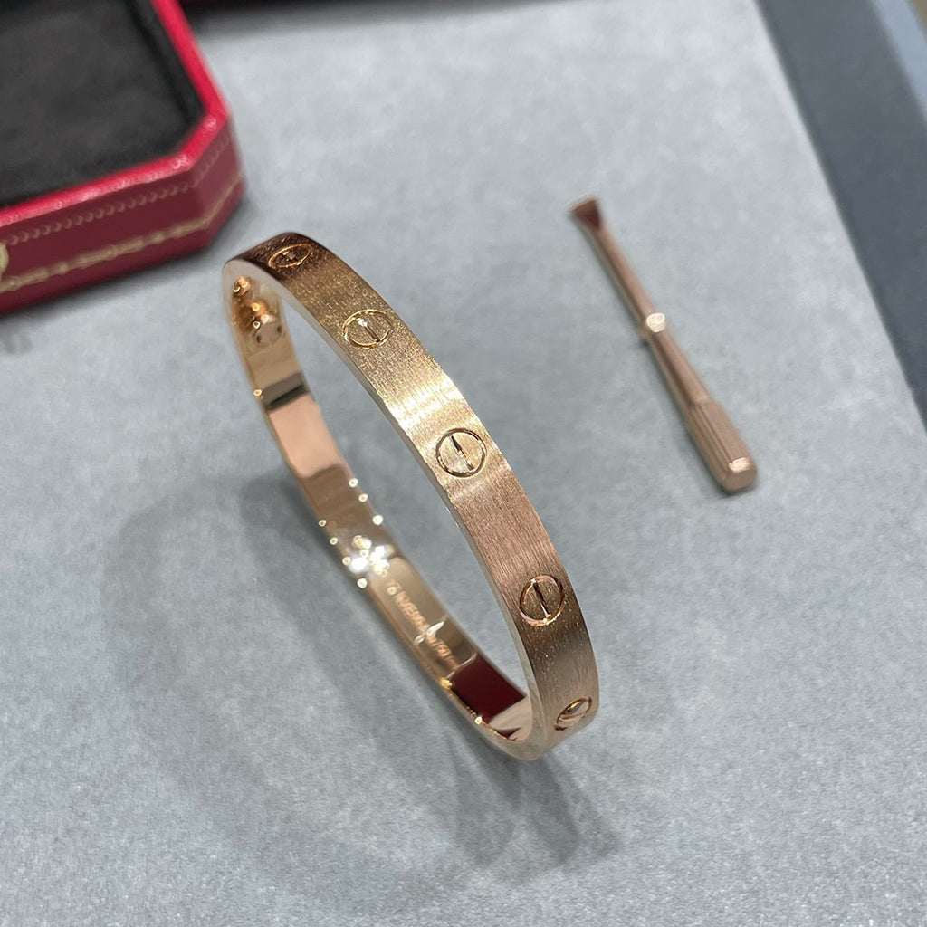 [Elite]LOVE BRACELET 6.1MM BRUSHED