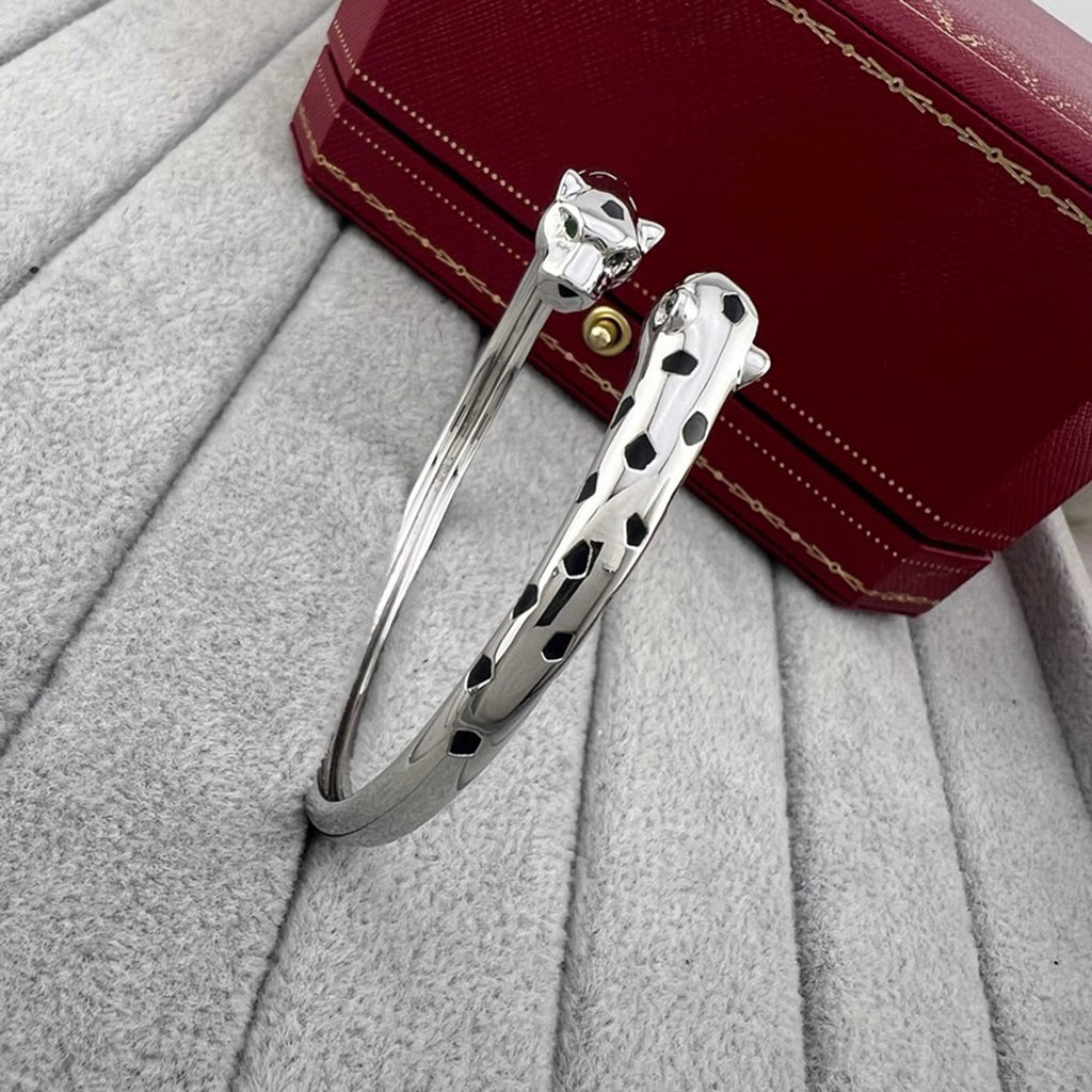 [Elite]PANTHERE DOUBLE HEADED OPEN BRACELET