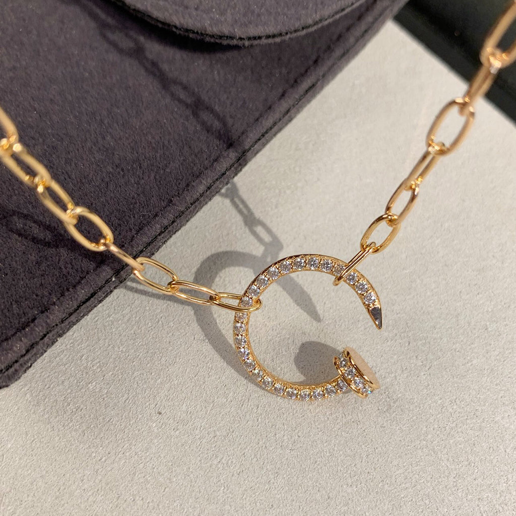 [Elite]JUSTE NECKLACE FULL DIAMONDS
