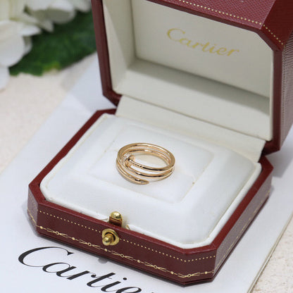 [Elite]JUSTE RING 4.8MM HALF DIAMOND