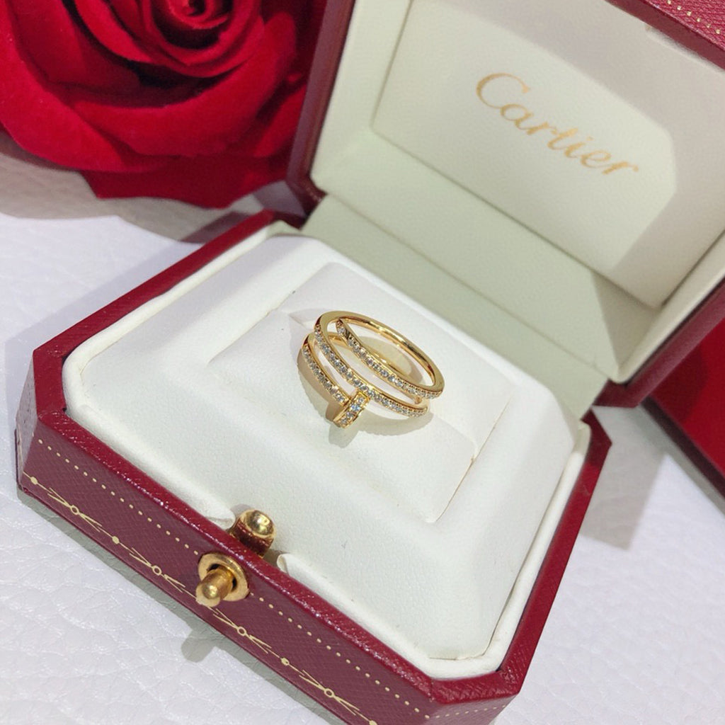 [Elite]JUSTE RING 4.8MM FULL DIAMOND