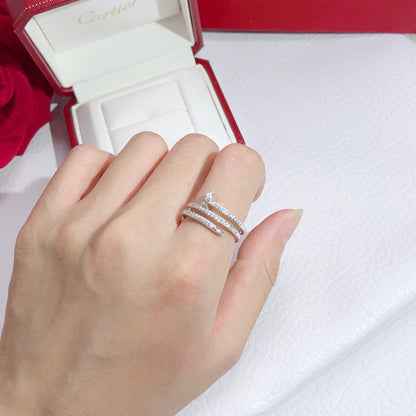 [Elite]JUSTE RING 4.8MM FULL DIAMOND