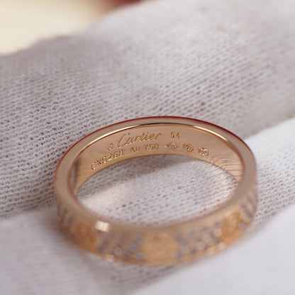 [Elite]LOVE RING 4.0MM DIAMOND PAVED