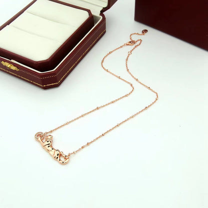 [Elite]PANTHERE FULL DIAMOND NECKLACE
