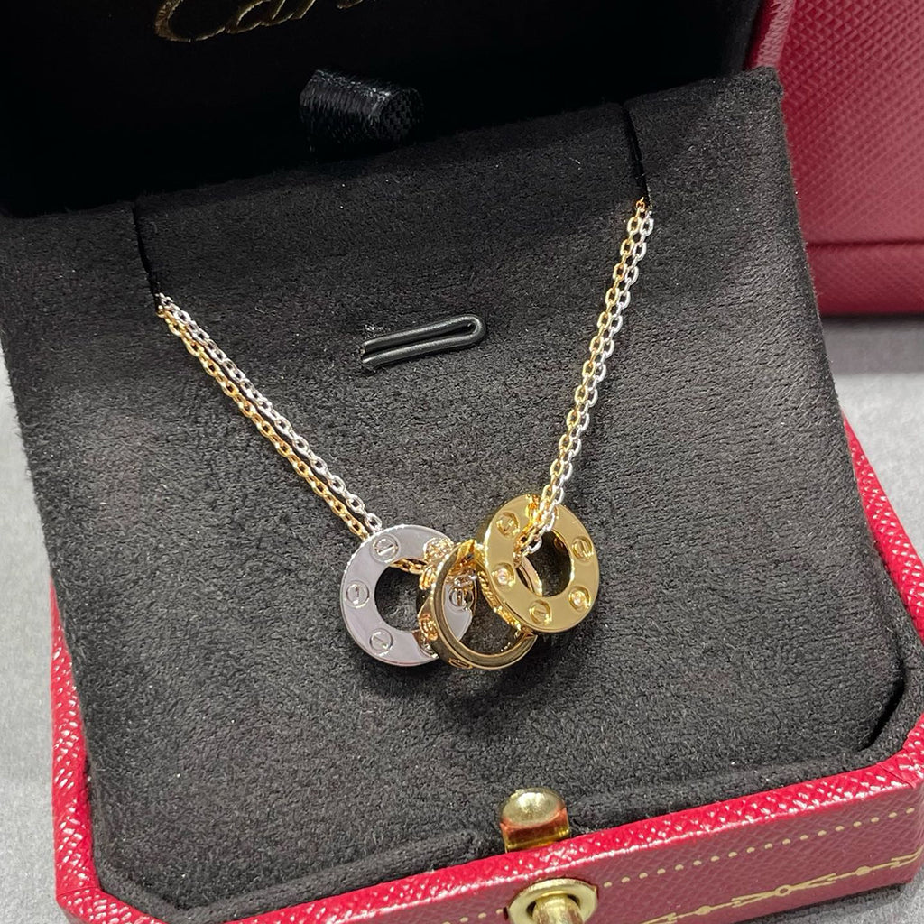 [Elite]LOVE 6 DIAMOND PENDANT NECKLACE