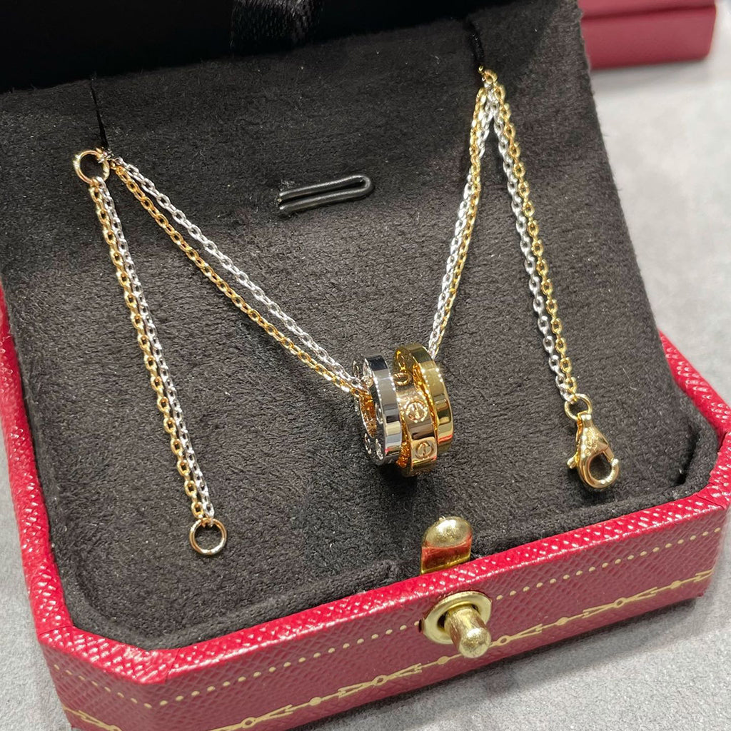 [Elite]LOVE 6 DIAMOND PENDANT NECKLACE