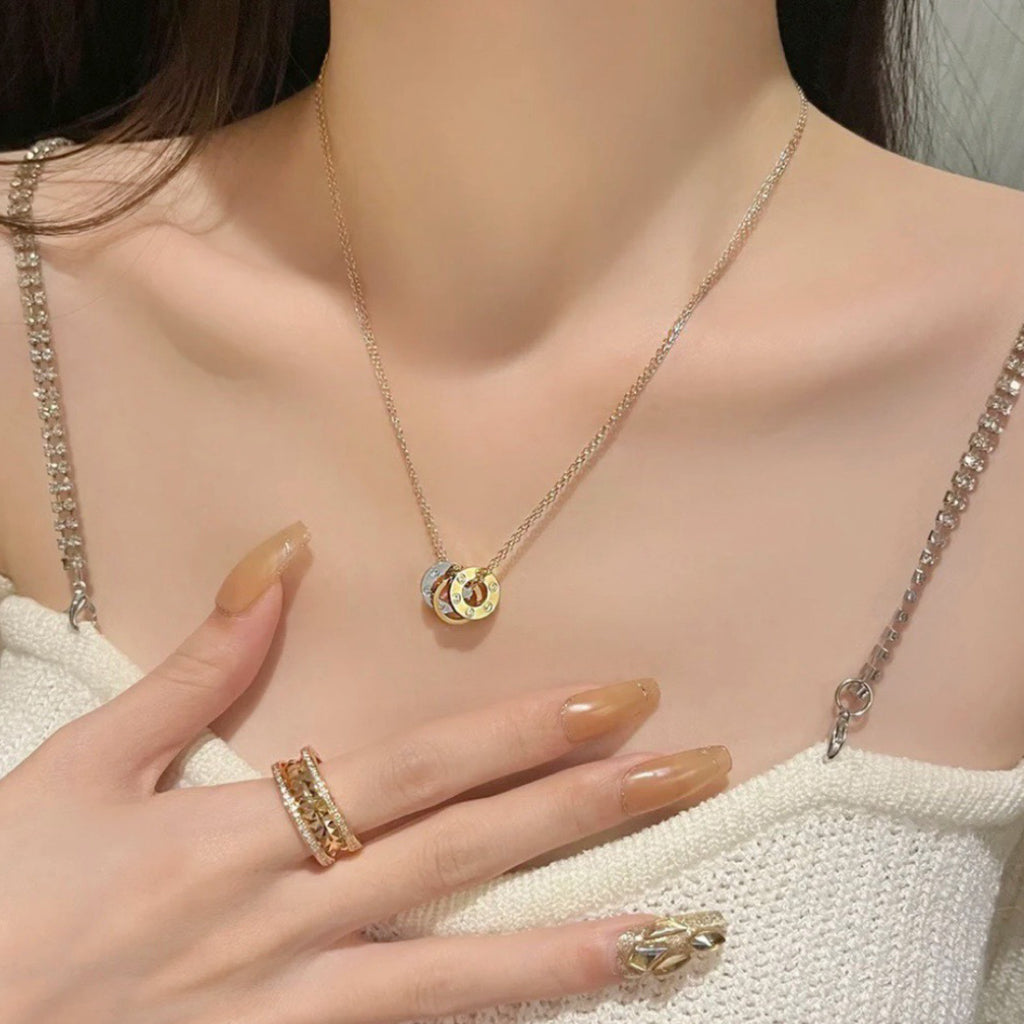 [Elite]LOVE 6 DIAMOND PENDANT NECKLACE