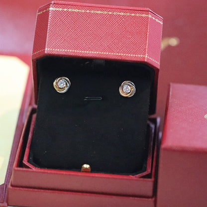 [Elite]TRINITY STUD DIAMOND EARRINGS