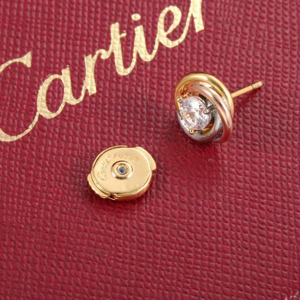 [Elite]TRINITY STUD DIAMOND EARRINGS