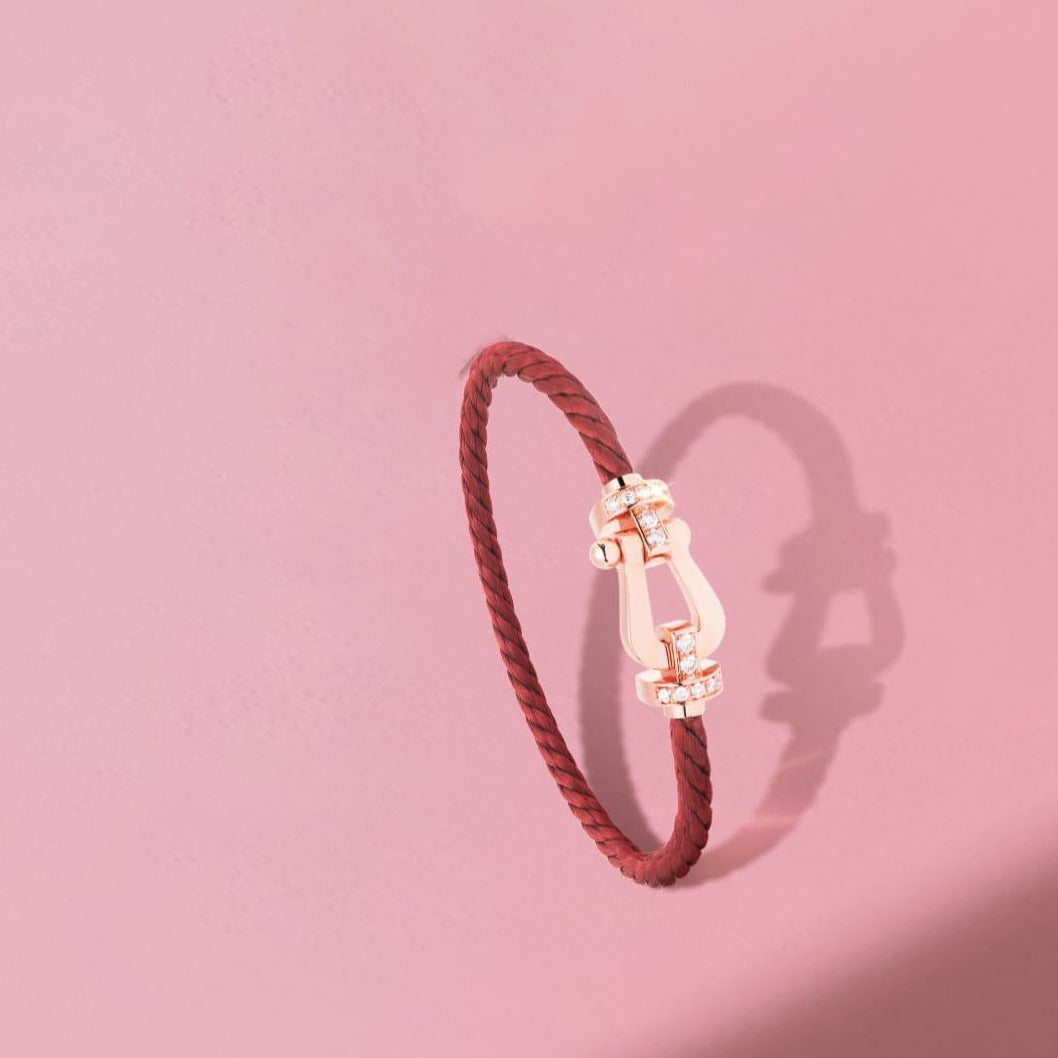 [Elite]FORCE 10 HALF DIAMOND PINK GOLD RED CORDERI LARGE AND MEDIUM MODEL