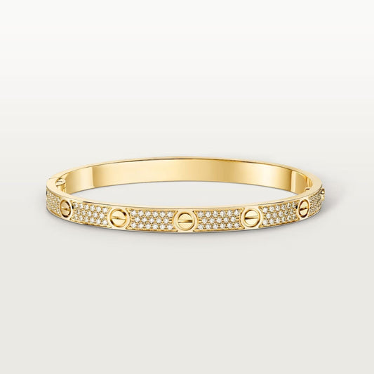 [Elite]LOVE BRACELET 4.8MM DIAMOND-PAVED