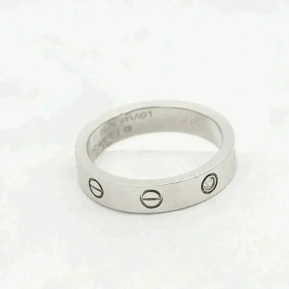 [Elite]LOVE RING 4MM 1 DIAMOND SILVER