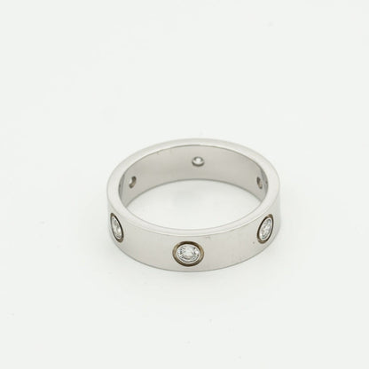 [Elite]LOVE RING 5.5MM 6 DIAMONDS SILVER