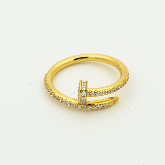 [Elite]JUSTE RING 1.8MM GOLD DIAMONDS