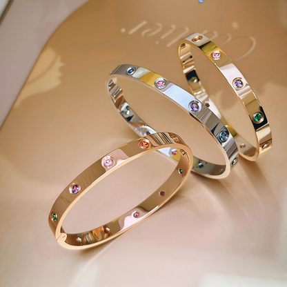 [Elite]2026 RAINBOW LOVE BRACELET 6.1MM  10 DIAMONDS