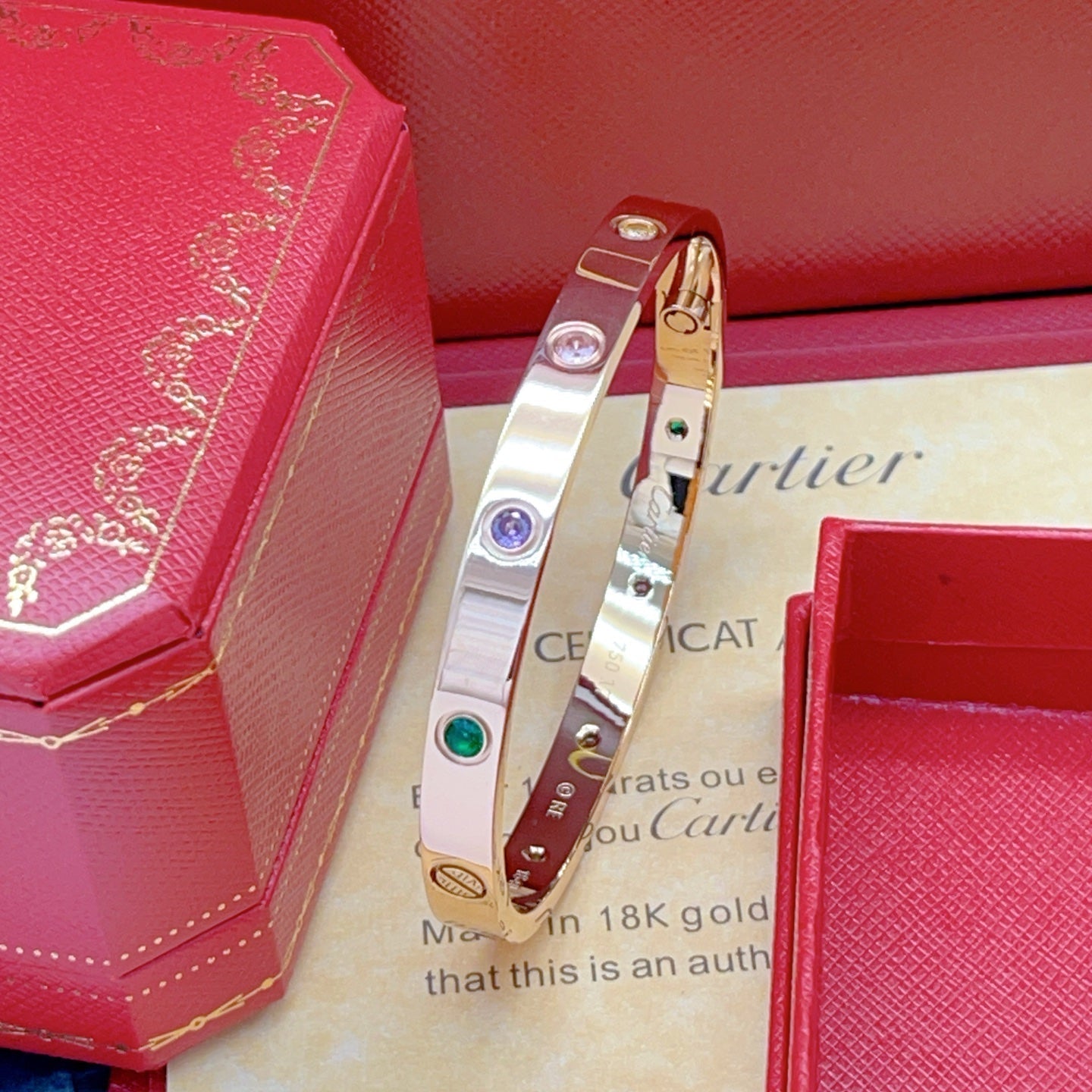 [Elite]2026 RAINBOW LOVE BRACELET 6.1MM  10 DIAMONDS