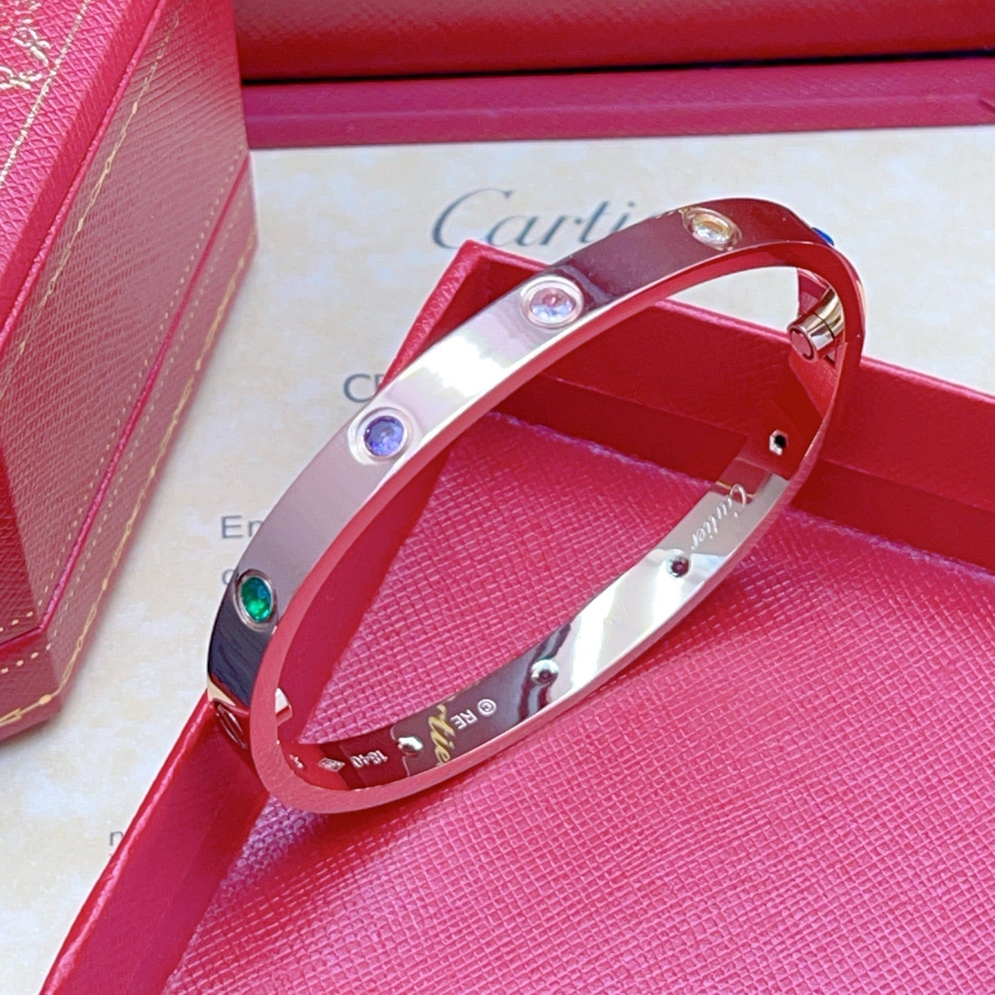 [Elite]2026 RAINBOW LOVE BRACELET 6.1MM  10 DIAMONDS