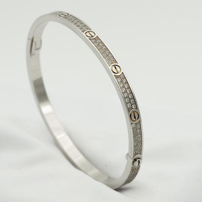 [Elite]LOVE BRACELET 3.65MM DIAMOND-PAVED