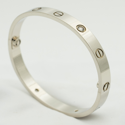 [Elite]LOVE BRACELET 6.1MM 4 DIAMONDS