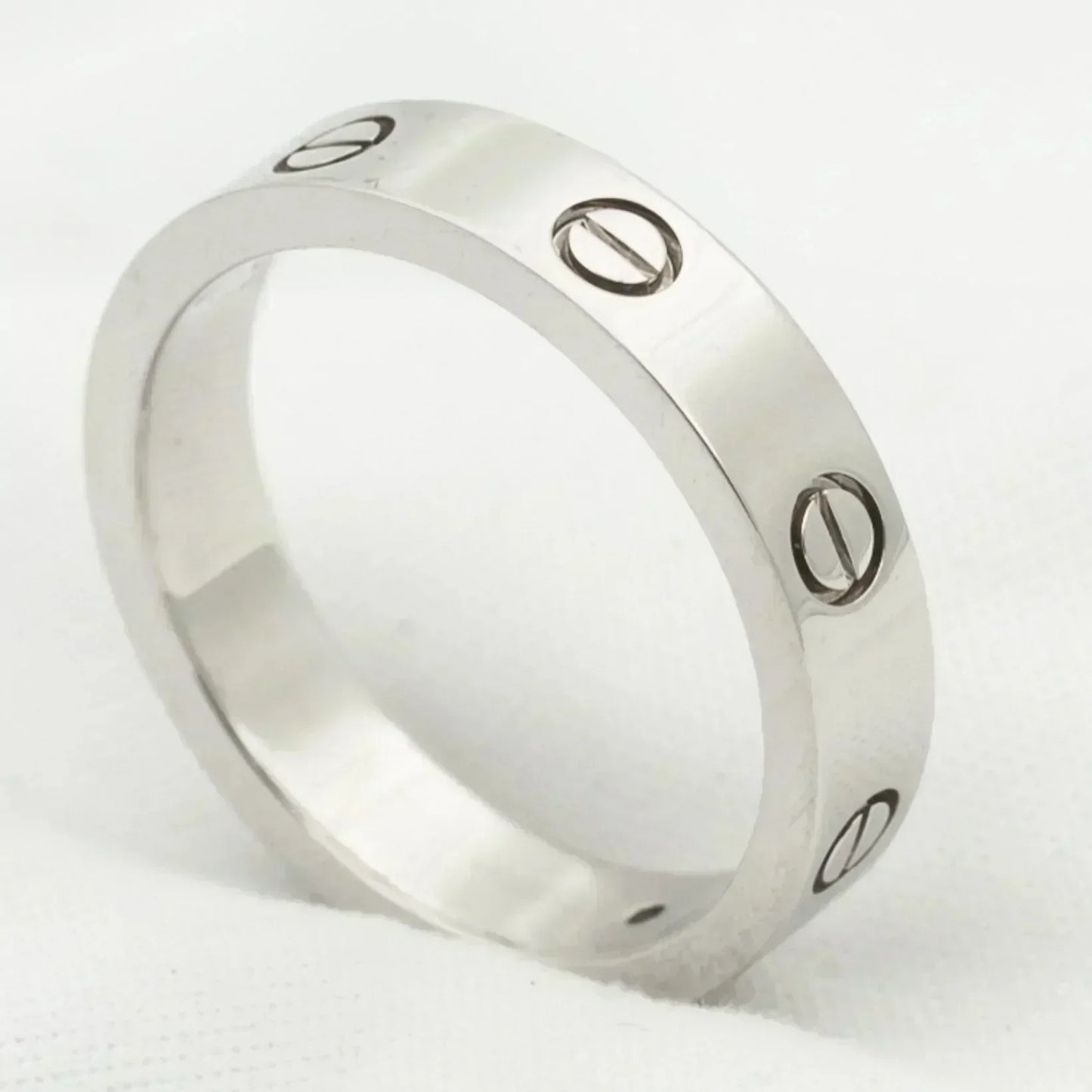 [Elite]LOVE RING 4MM 1 DIAMOND SILVER