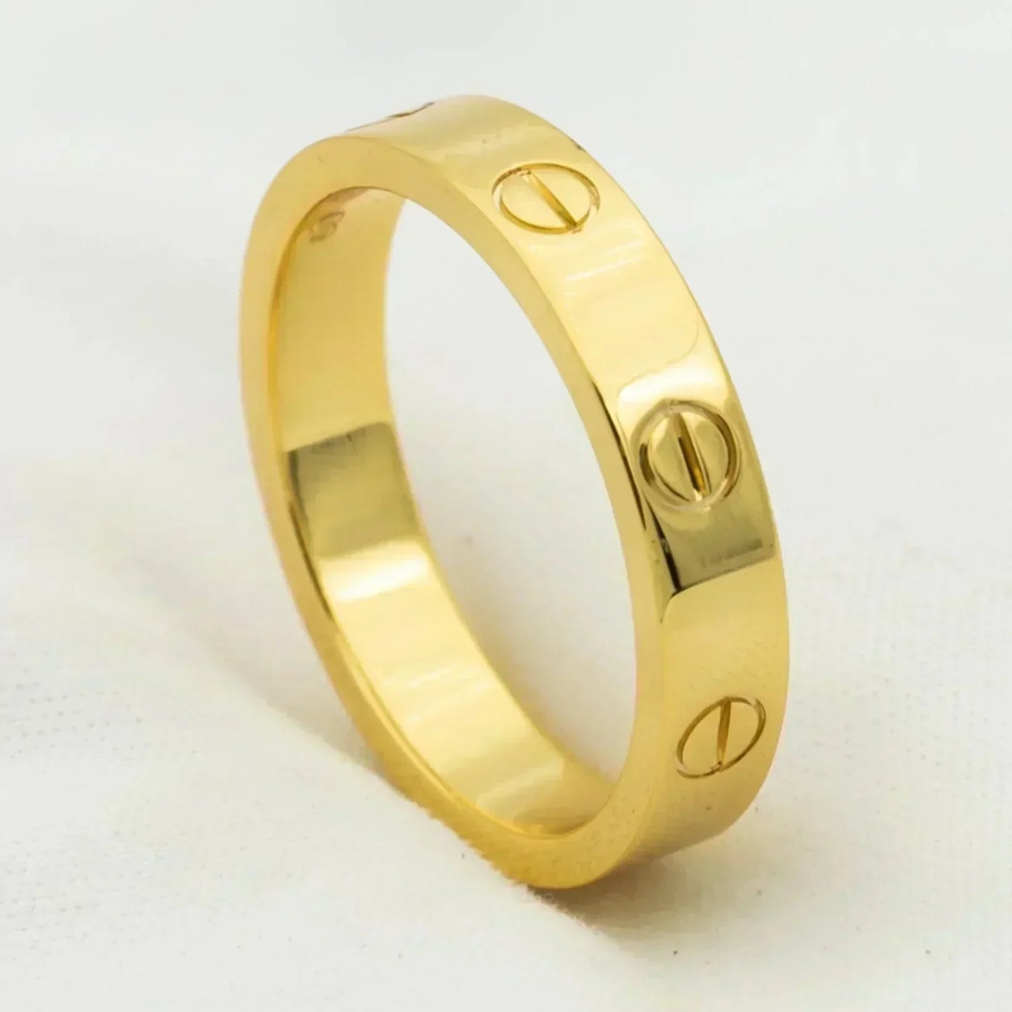 [Elite]LOVE RING 4MM 1 DIAMOND GOLD