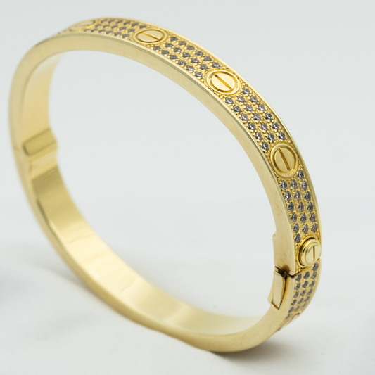 [Elite]LOVE BRACELET 6.1MM DIAMOND-PAVED