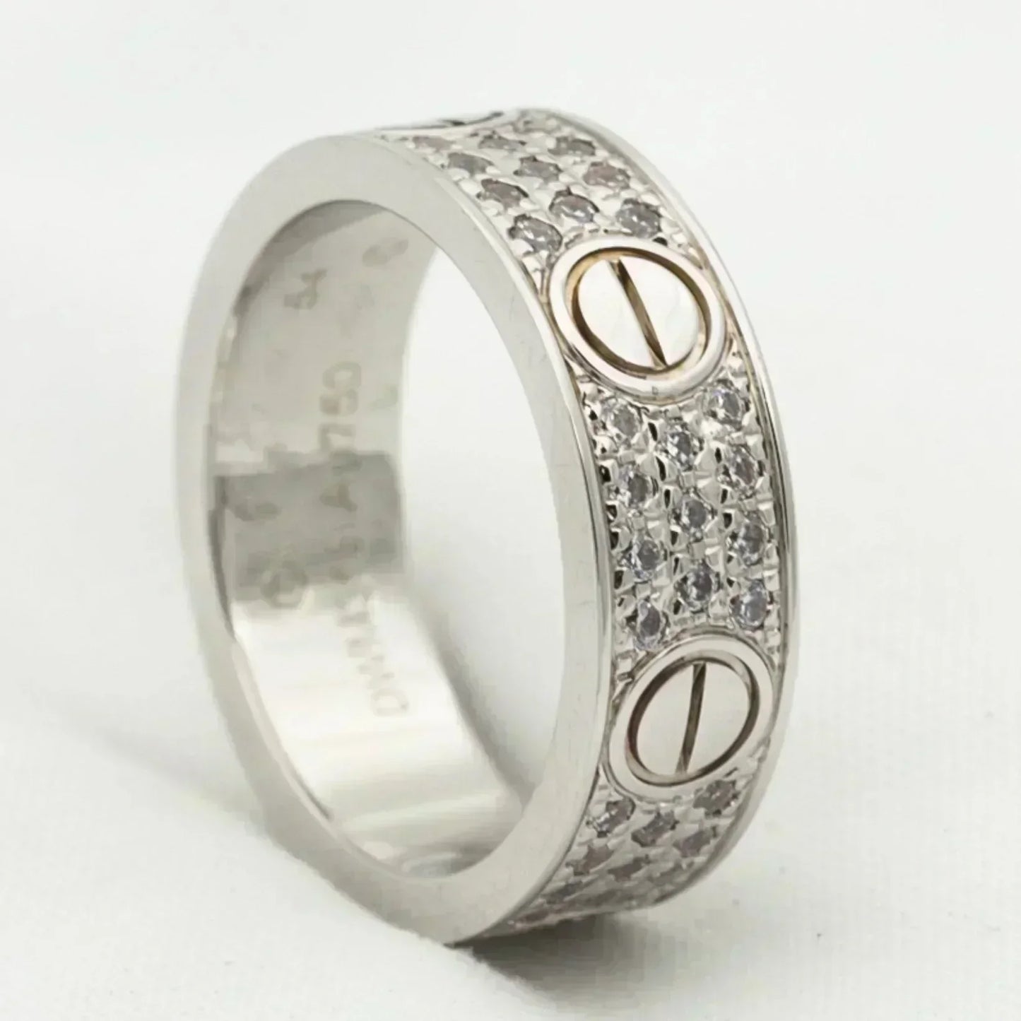 [Elite]LOVE RING 5.5MM DIAMONDS PAVED