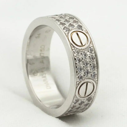 [Elite]LOVE RING 5.5MM DIAMONDS PAVED