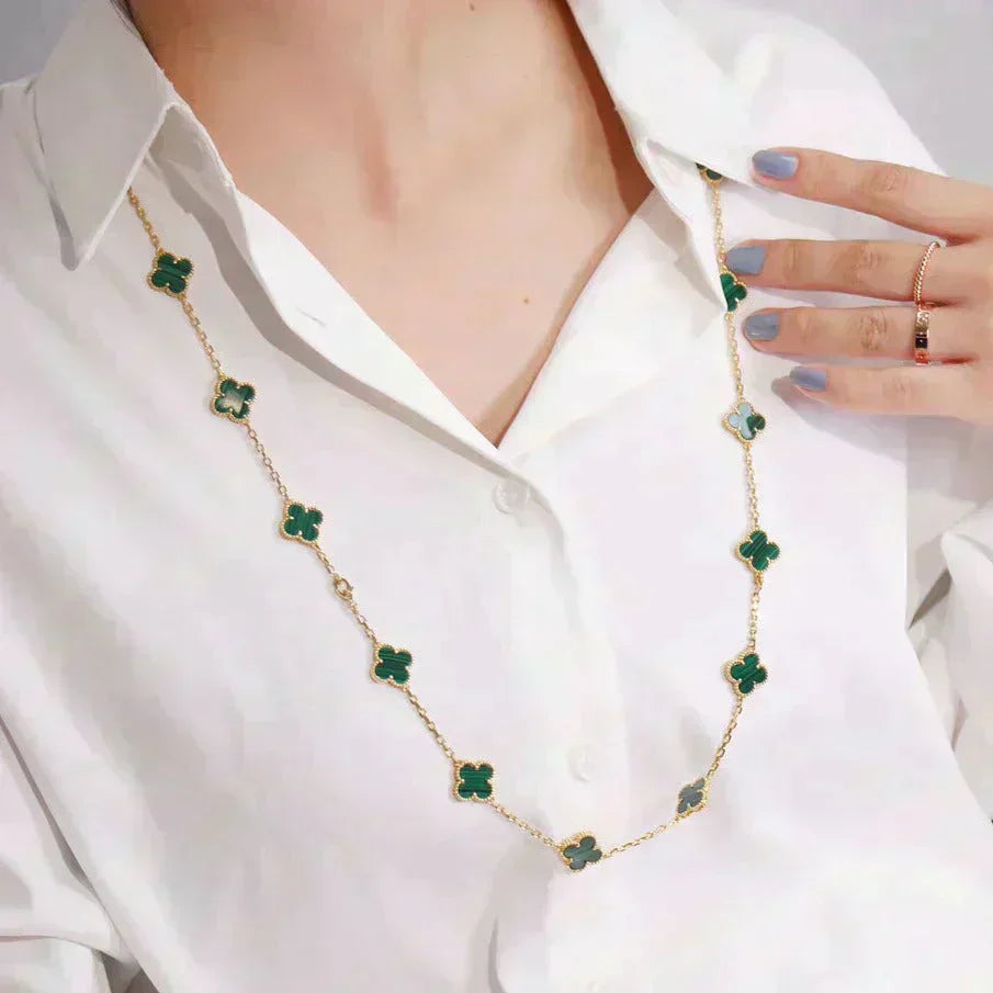 [Elite]CLOVER 20 MOTIFS MALACHITE GOLD