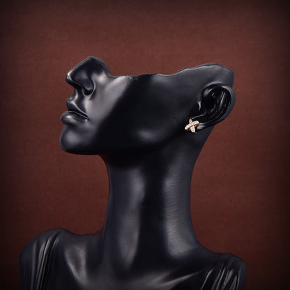 [Elite]JEUX DE GOLD DIAMOND EARRINGS