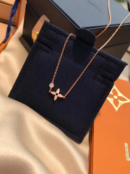 [Elite]BLOSSOM PENDANT PINK GOLD AND DIAMOND