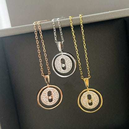 [Elite]LUCKY MOVER PM PAVED NECKLACE