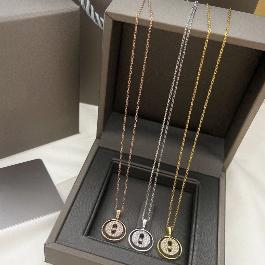 [Elite]LUCKY MOVER PM PAVED NECKLACE