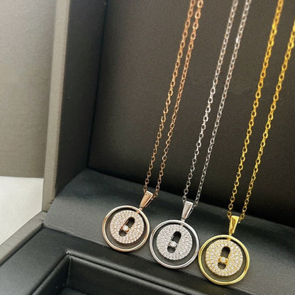 [Elite]LUCKY MOVER PM PAVED NECKLACE