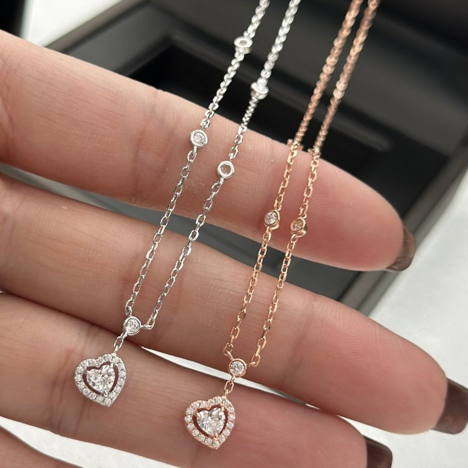 [Elite]JOY HEART DIAMOND NECKLACE
